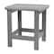 Flash Furniture Charlestown All-Weather Poly Resin Wood Adirondack Side Table in Gray JJ-T14001-GY-GG - alternate 6